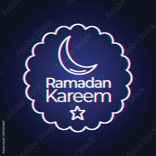 Ramadan Kareem Design with Islamic Theme