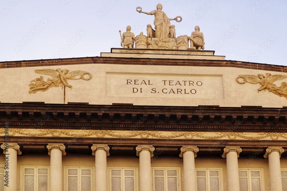 Fototapeta premium detail of the facade of the house