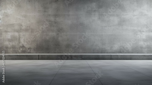 Concrete Slabs with Minimalist Design Background © The