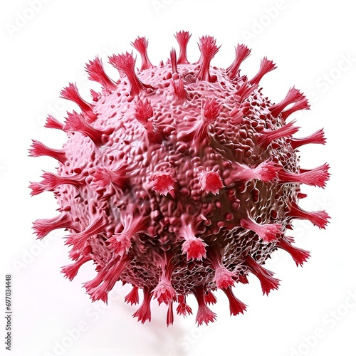 Detailed 3D renderings of cytomegalovirus. photo