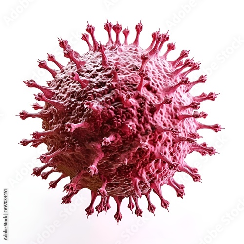 Detailed 3D renderings of cytomegalovirus. photo