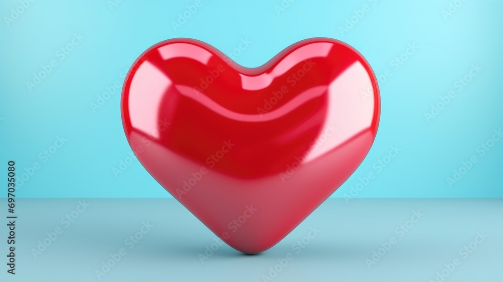 Red heart background. Balloon in form of hearts illustration. Modern 3d graphic, Valentine's Day concept. Romantic, creative banner, web poster.. Red heart background. Balloon in form of hearts illustration. Modern 3d graphic, Valentine's Day concept. Romantic, creative banner, web poster..