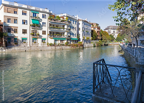 Treviso - The old town with the Sile river.