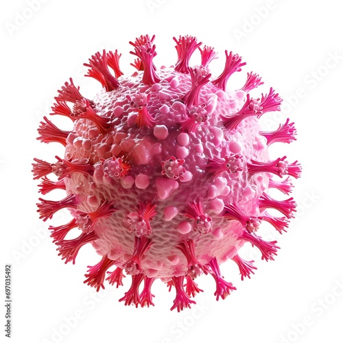 Detailed 3D Renders of Cytomegalovirus
