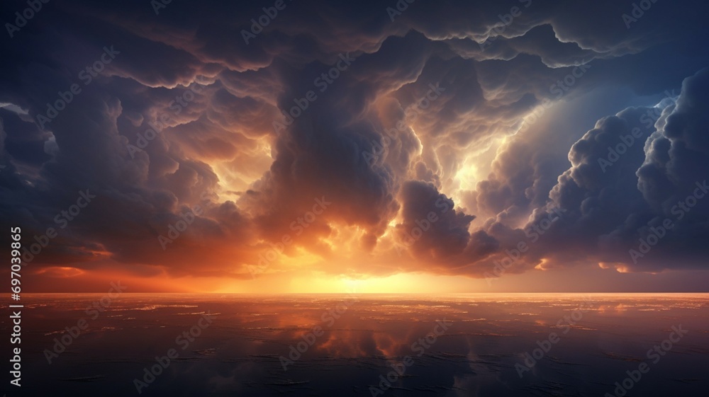 Cumulonimbus Clouds Background