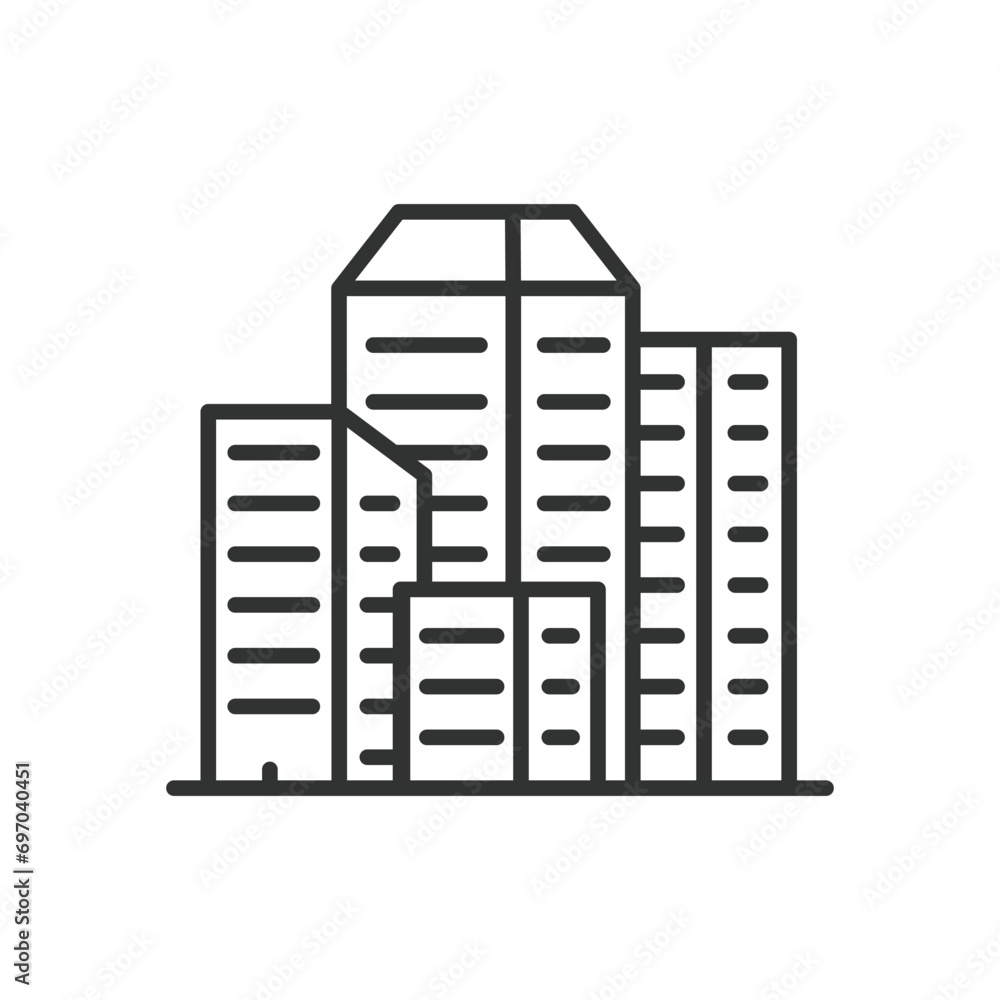 Building icon line design. House, apartment, home, office space, town, city, office-building, landscape, office, real estate, cityscape, architecture vector illustration. Building editable stroke icon Building icon line design. House, apartment, home, office space, town, city, office-building, landscape, office, real estate, cityscape, architecture vector illustration. Building editable stroke icon