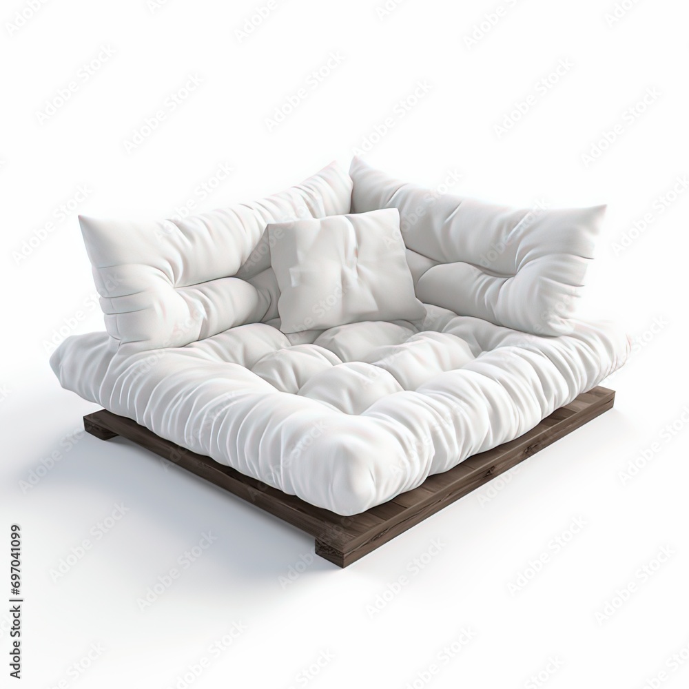 Obraz premium Futon white