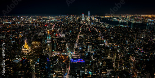 New York by night