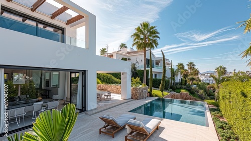 Marbella House Elevated with Minimalist Mediterranean Style © DVS