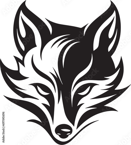 Fiery Fox logo vector illustration. Fiery Fox vector Icon and Sign.