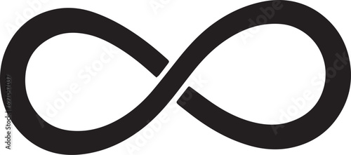 Infinity logo vector illustration. Infinity vector Icon and Sign. photo