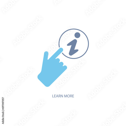 learn more concept line icon. Simple element illustration. learn more concept outline symbol design.