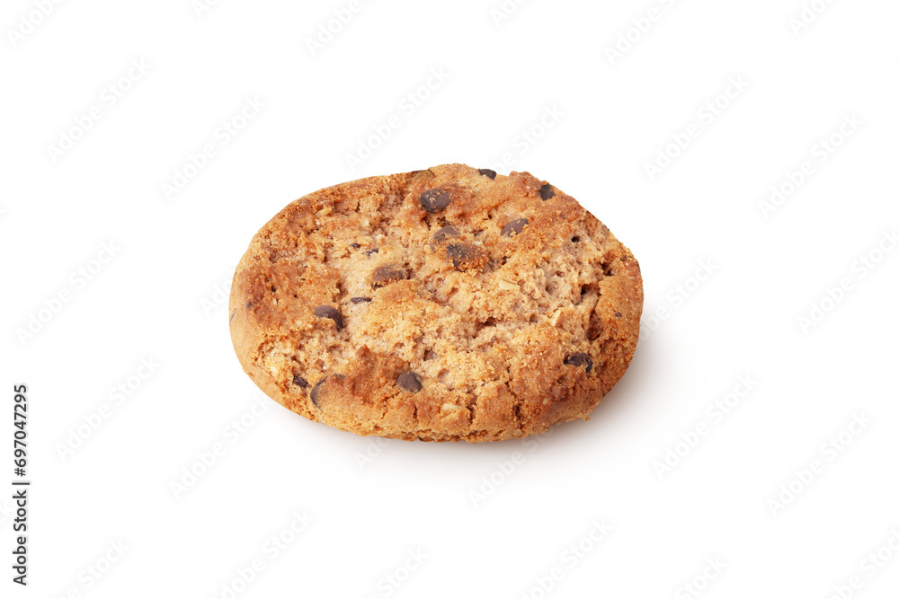 Chocolate chip cookie, isolated on transparent background Chocolate chip cookie, isolated on transparent background