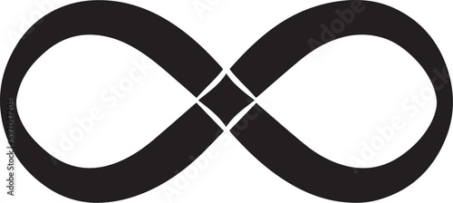 Infinity logo vector illustration. Infinity vector Icon and Sign.