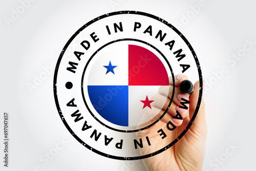 Made in Panama text emblem stamp, concept background Free Download Made in Panama text emblem stamp, concept background - GFXLoad