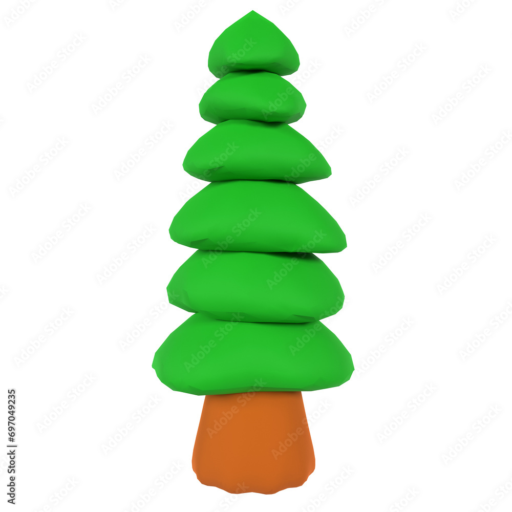 Pine Tree isolated on transparent background Pine Tree isolated on transparent background