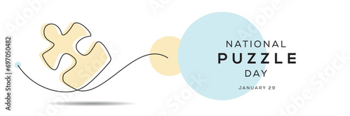 National Puzzle Day, held on 29 January.