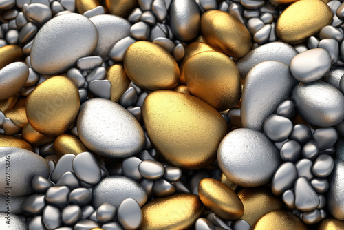 Different color Stone peble texture Generative AI