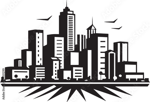 Urban logo vector illustration. Urban vector Icon and Sign.