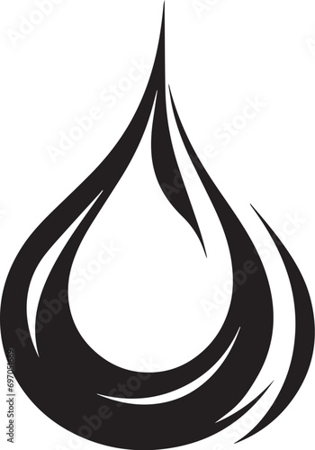 Water logo vector illustration. Water vector Icon and Sign.