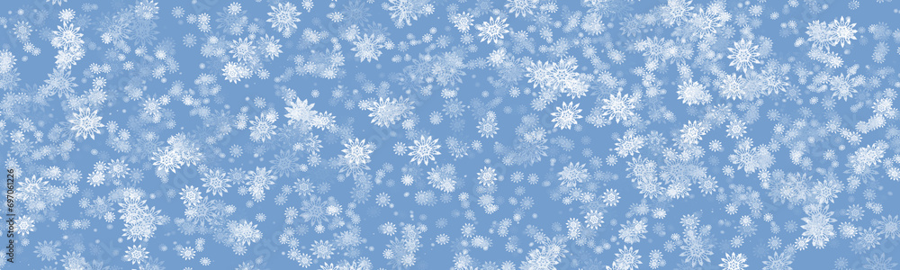 Random falling snow flakes wallpaper. Snowfall dust freeze sky, blue background. Many snowflakes February vector. weather white teal. Many snowflakes January winter theme, Christmas and New Year idea Random falling snow flakes wallpaper. Snowfall dust freeze sky, blue background. Many snowflakes February vector. weather white teal. Many snowflakes January winter theme, Christmas and New Year idea