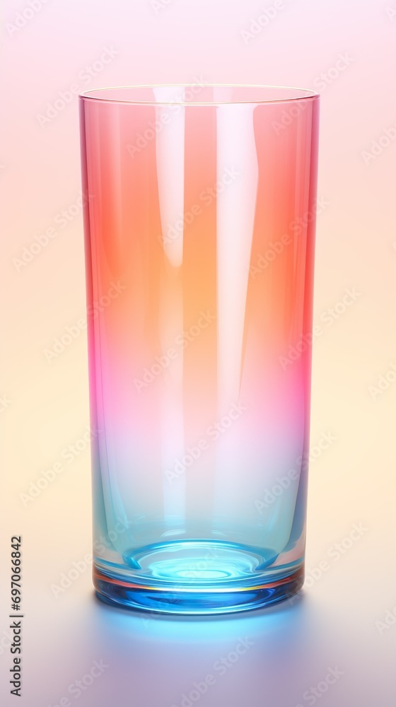 Fondo de envases de vidrios con reflejos coloridos. Ilustración 3d. Aplicable para móvil. Generado por IA. Fondo de envases de vidrios con reflejos coloridos. Ilustración 3d. Aplicable para móvil. Generado por IA.