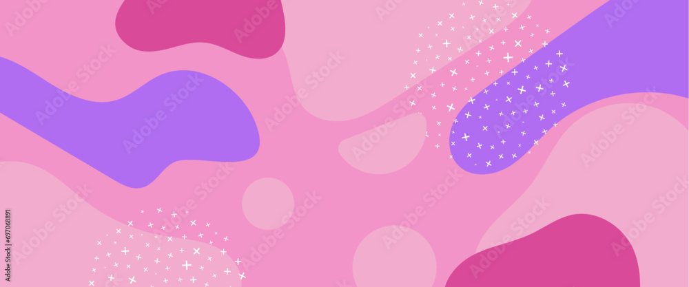 Colorful colourful simple abstract pop art line and dots color pattern banner. Vector liquid splash overlay geometric design with trendy memphis style. Trendy Memphis 80s-90s style Colorful colourful simple abstract pop art line and dots color pattern banner. Vector liquid splash overlay geometric design with trendy memphis style. Trendy Memphis 80s-90s style
