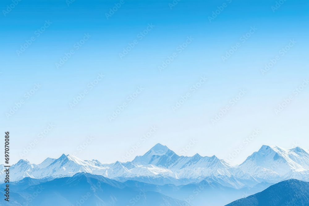 Landscape peak travel nature blue snow mountains winter panorama alps