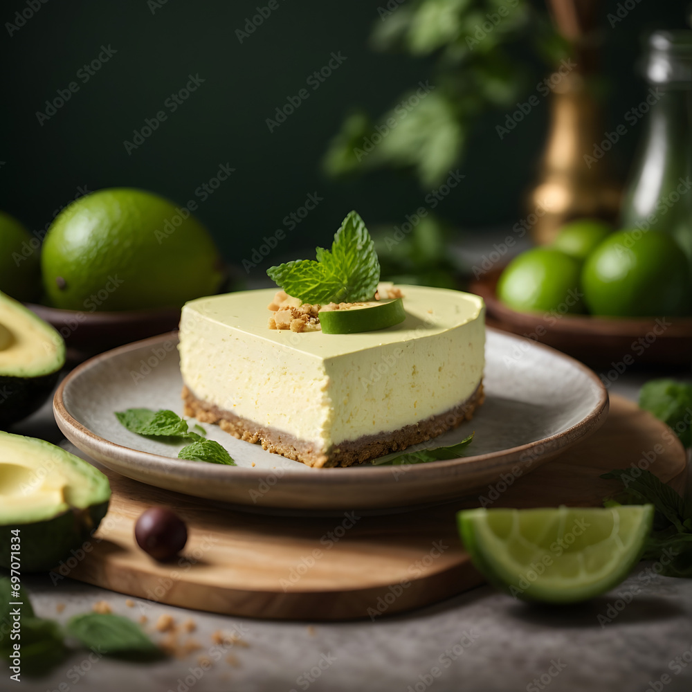 Avocado Lime Cheesecake - A Zesty Twist on Classic Indulgence Avocado Lime Cheesecake - A Zesty Twist on Classic Indulgence