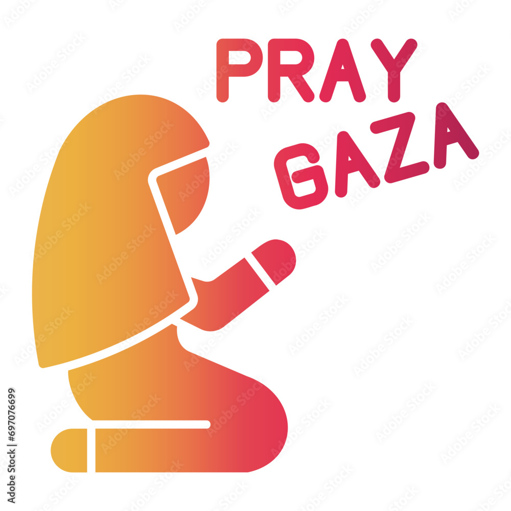 praying for palestine icon praying for palestine icon