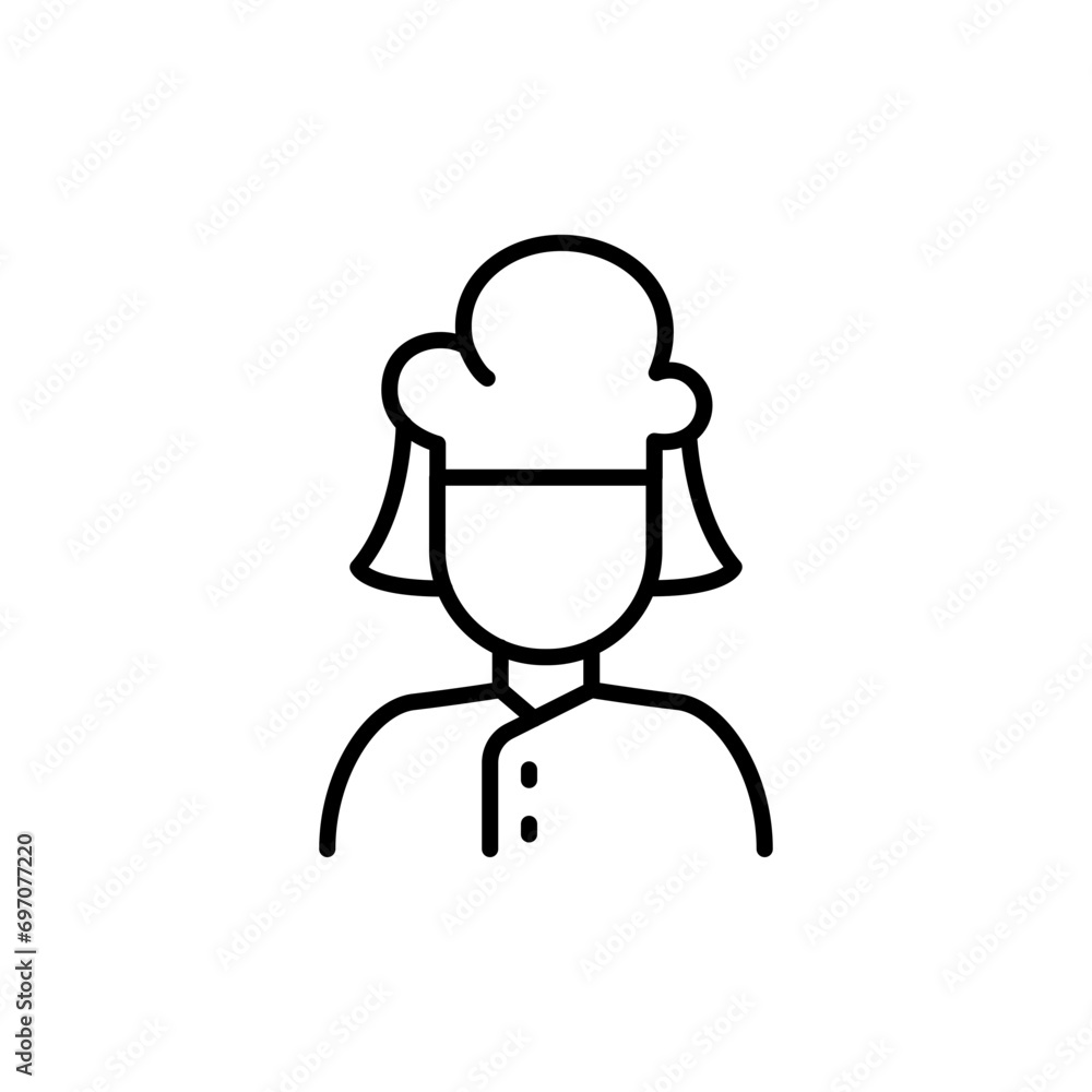 Chef outline icons, minimalist vector illustration ,simple transparent graphic element .Isolated on white background Chef outline icons, minimalist vector illustration ,simple transparent graphic element .Isolated on white background