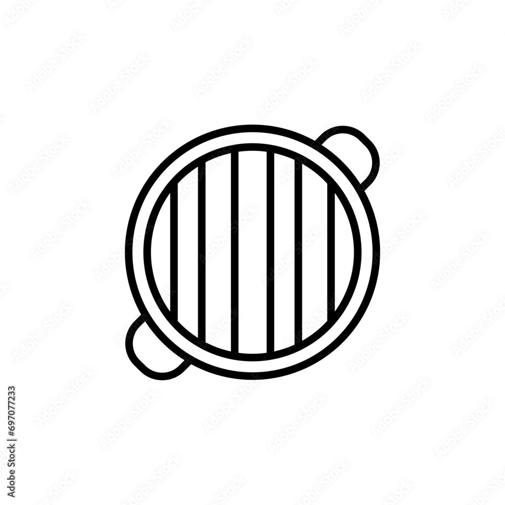 Grill outline icons, minimalist vector illustration ,simple transparent graphic element .Isolated on white background Grill outline icons, minimalist vector illustration ,simple transparent graphic element .Isolated on white background