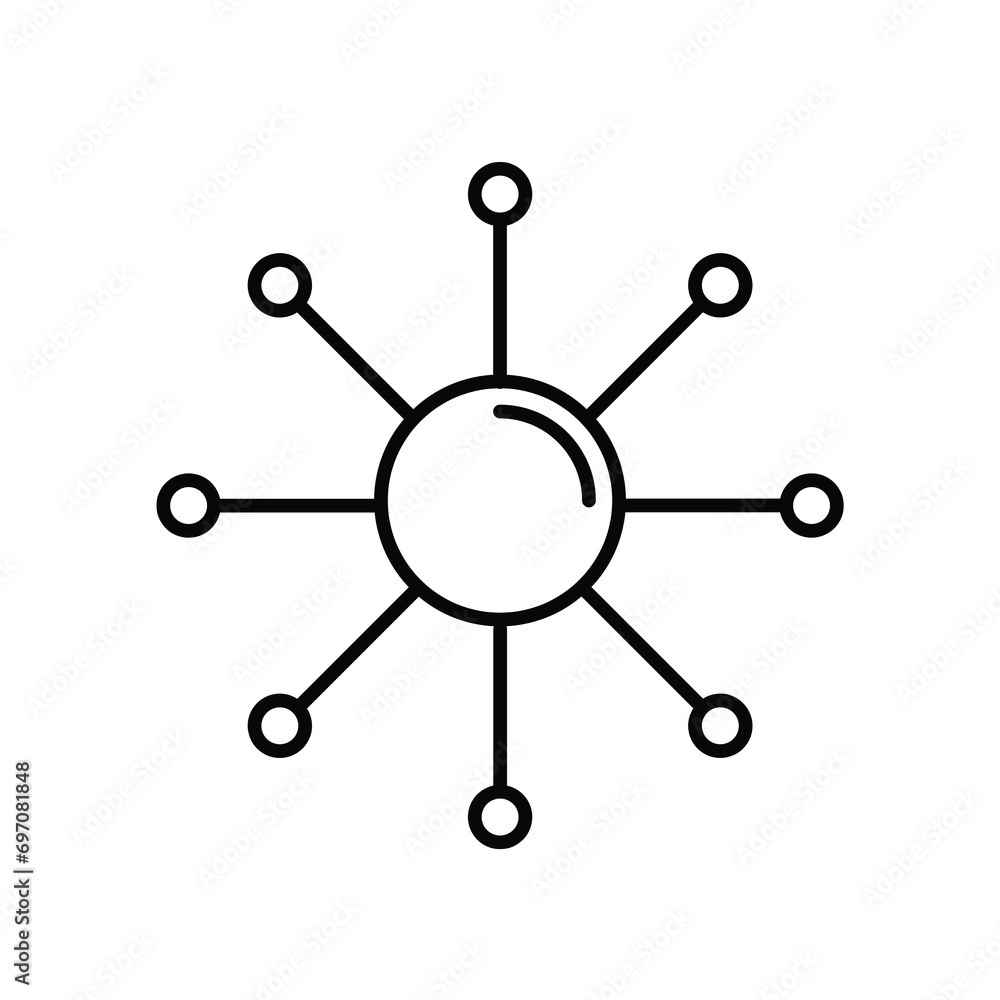 Skin, molecule icon. skin care icon. flat illustration on white background..eps Skin, molecule icon. skin care icon. flat illustration on white background..eps