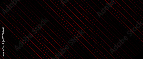 Black and red vector abstract 3D futuristic modern neon banner with shape line Modern lines pattern futuristic technology concept banner for cover, poster, presentation, website