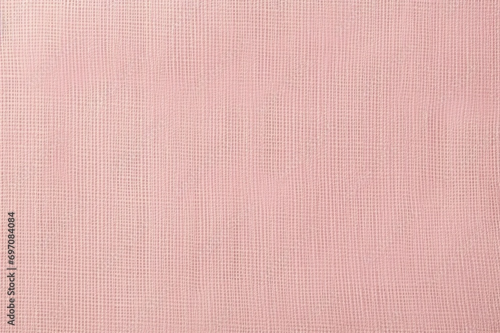 Fototapeta premium Pink-beige canvas background with fabric texture.