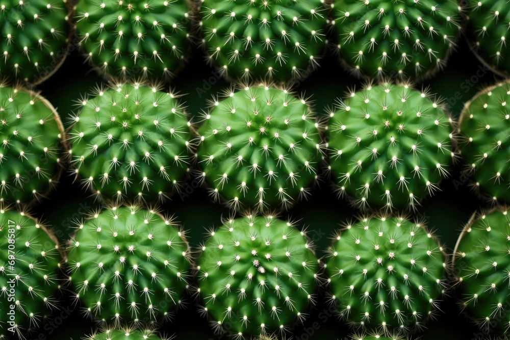 Top view of green cactus as background texture. Top view of green cactus as background texture.