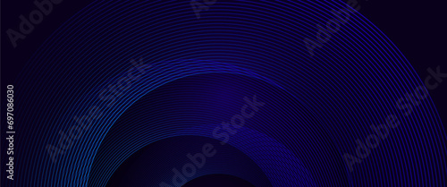 Blue and black vector glowing tech geometric 3D line modern abstract banner Elegant modern futuristic design with shiny lines pattern for banner, brochure, cover, flyer, poster