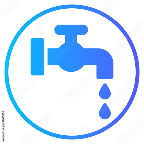 water gradient icon