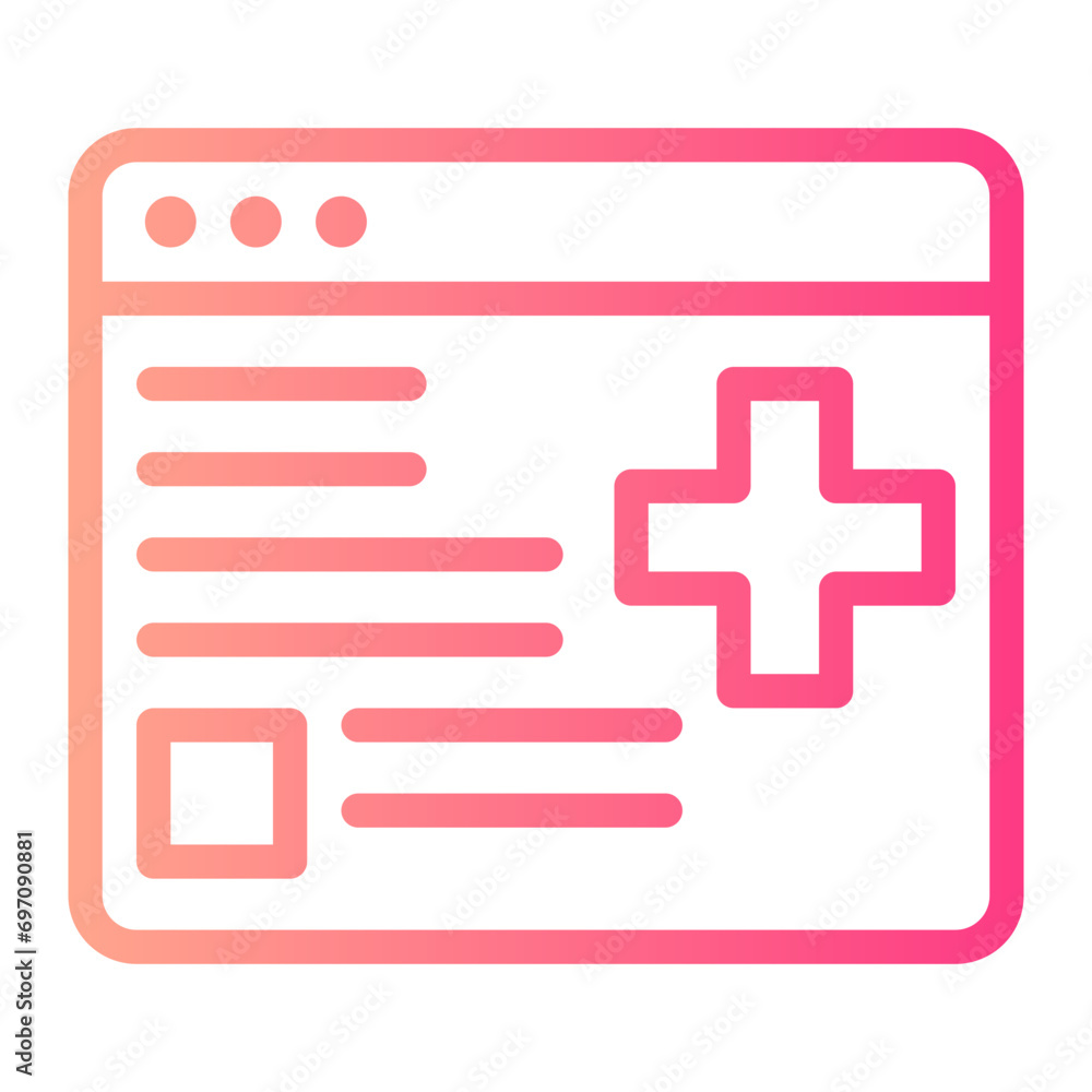 website gradient icon website gradient icon