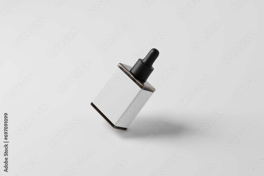 Luxury Perfume Square Dropper Bottle Mockup Luxury Perfume Square Dropper Bottle Mockup