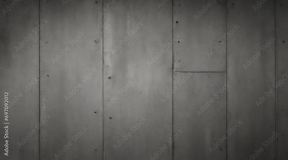 Fototapeta premium Rissige graue Betonwand, bedeckt mit grauer Zementstruktur als Hintergrund, kann im Design verwendet werden. Schmutzige Betonstruktur mit Rissen und Löchern.