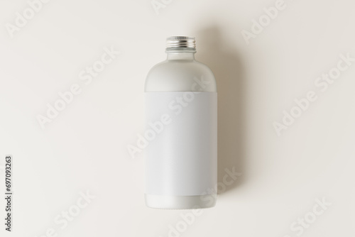 Glass Juice Bottle Mockups
 photo