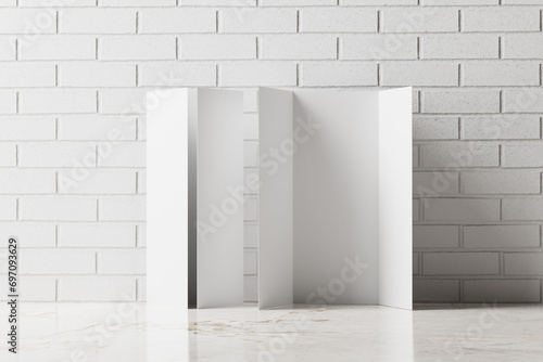 Gate-Fold DL Size Brochure Mockup