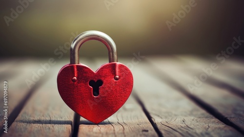 A closeup of a heartshaped lock with a small key halfway inserted, highlighting the idea that love requires effort and commitment to truly unlock its potential.