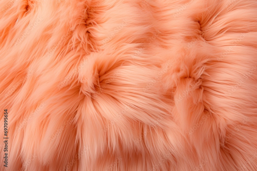 Wool closeup, peach fuzz trendy color concept. Background with selective focus and copy space Wool closeup, peach fuzz trendy color concept. Background with selective focus and copy space