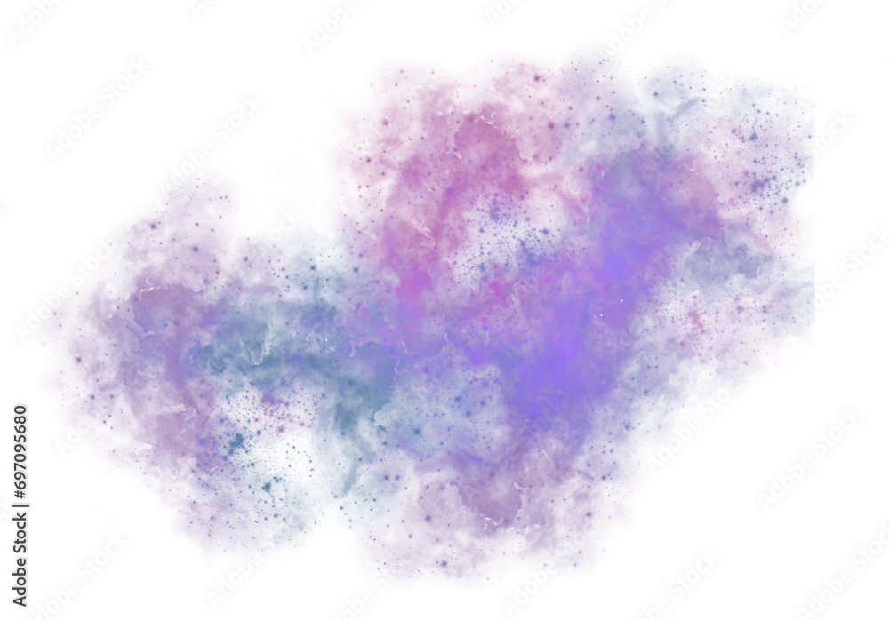 Colorful Gradient Galaxy Transparent Graphic Background