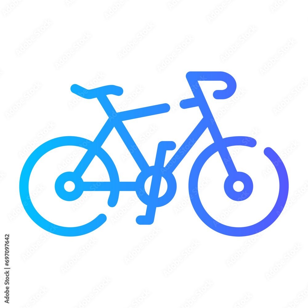 bicycle Line Gradient Icon bicycle Line Gradient Icon