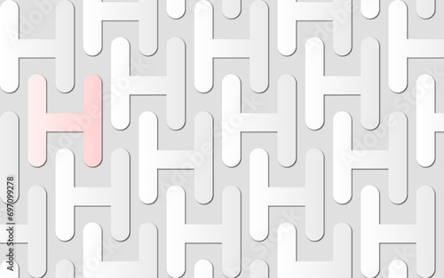 アルファベット「H」をモチーフにしたビジネスに利用できる背景画像