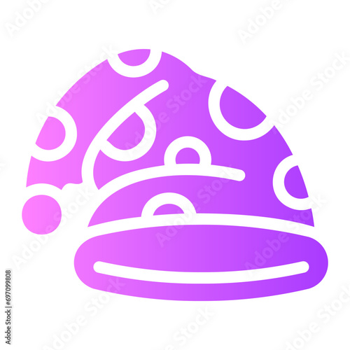 sleeping hat Gradient icon
