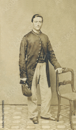 Fotografija Antique Civil War Era Photo of Union Soldier 1863
